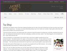 Tablet Screenshot of antiquetoys.com